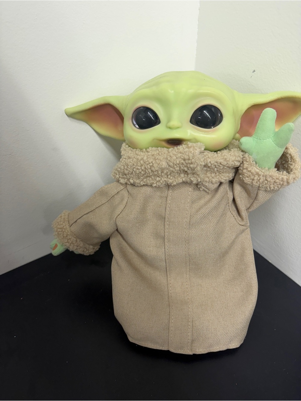 Star Wars The Child Baby Yoda Grogu Plush Doll w/ Molded Vinyl Head & Robe 11”T